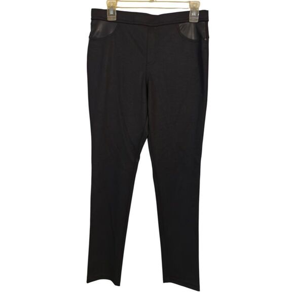 🌹DKNY BLACK SPANDEX SKINNY PANTS - Picture 1 of 5